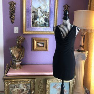 Black Cowl Neck Dress